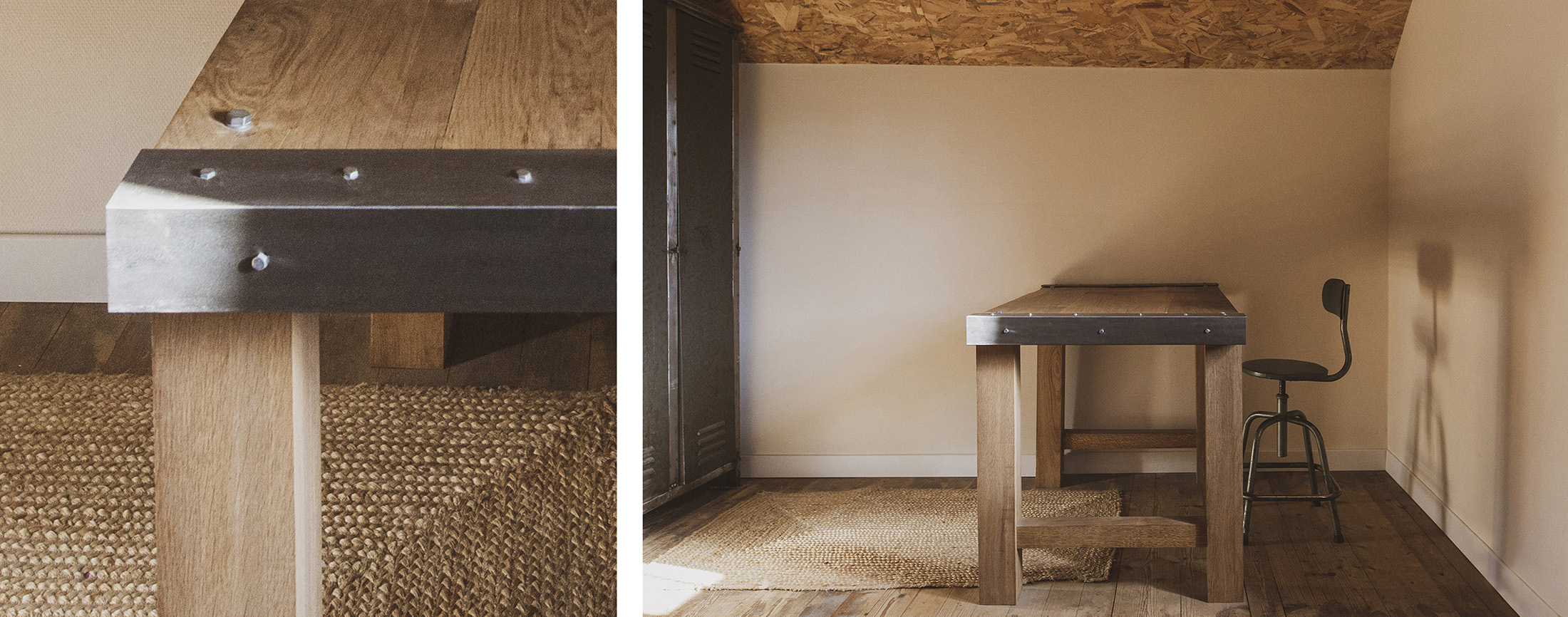 bureau, meuble sur mesure, menuiserie