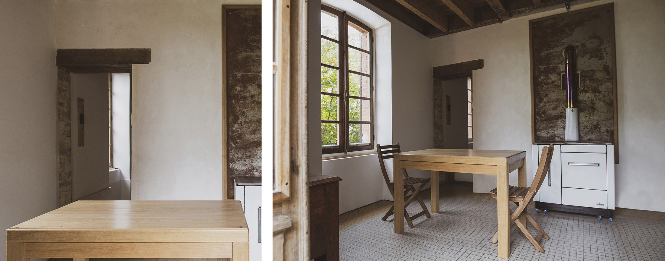 table à manger, meuble sur mesure, menuiserie